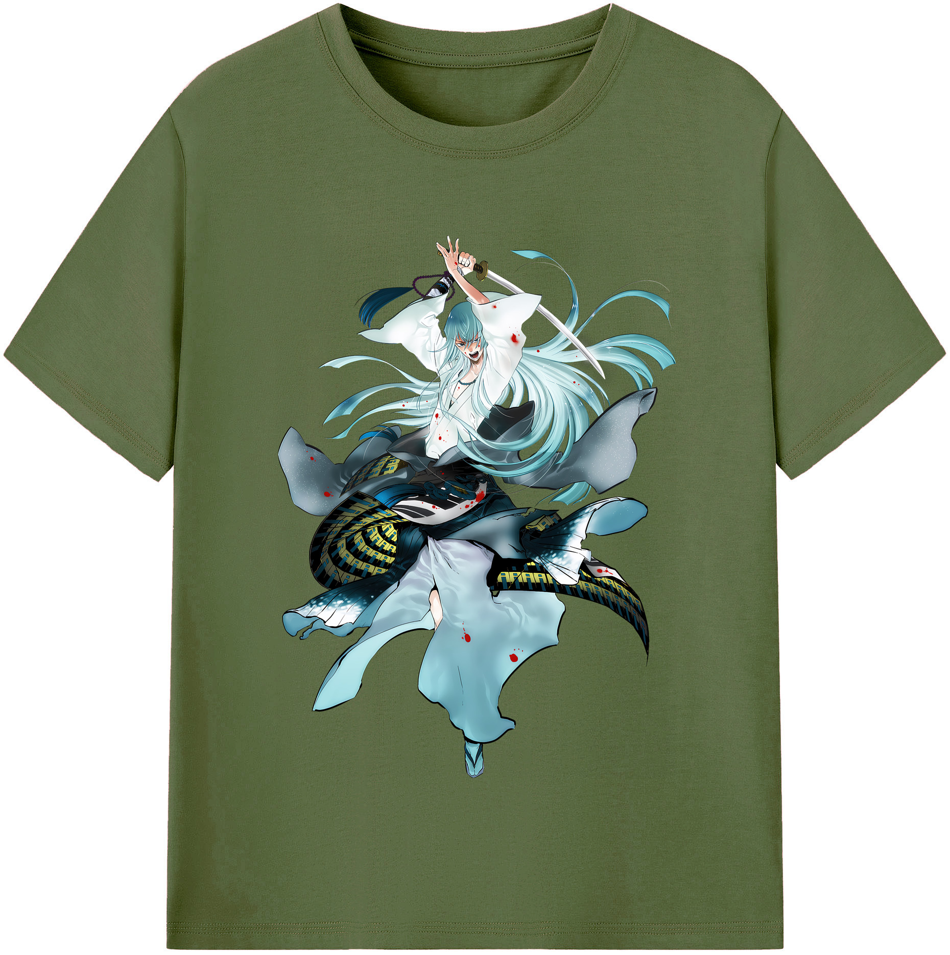 （画像用） 刀剣乱舞 Touken Ranbu 綿100％半袖Tシャツ（フロントプリント）